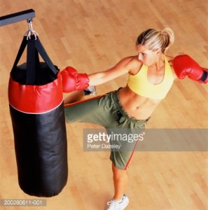 boxe kicking